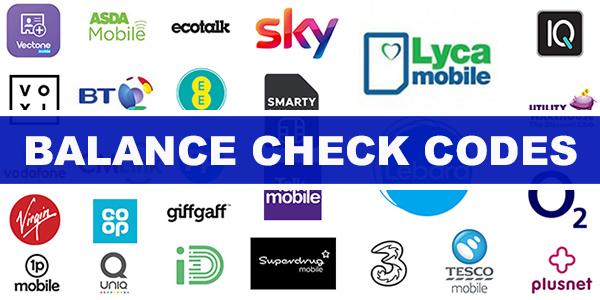 All-UK-Networks-Balance-Check-Codes
